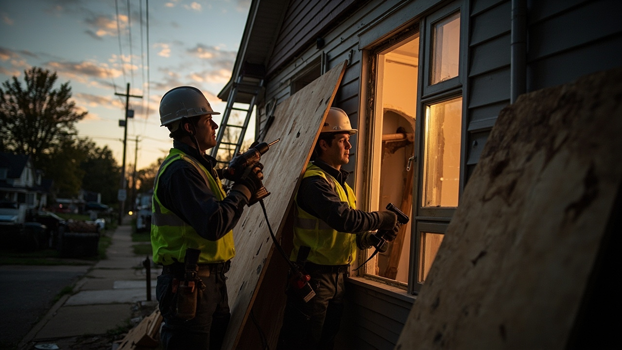 Emergency Board-Up Services in Milwaukee – Immediate Response Stops Further Property Damage