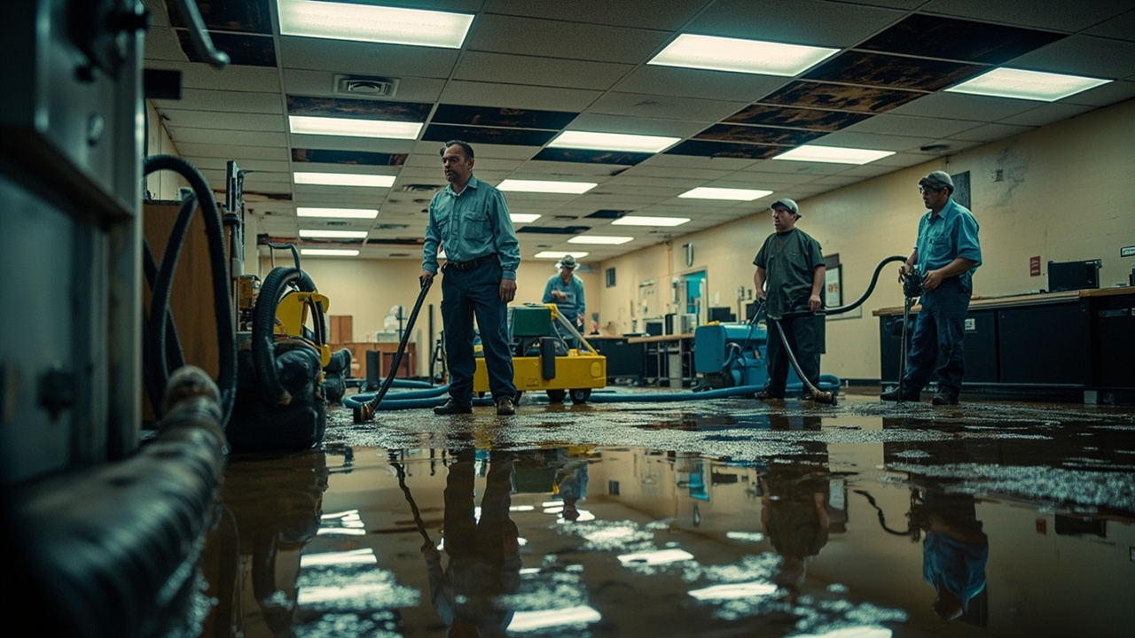 How Professional Fire Suppression System Water Extraction Works