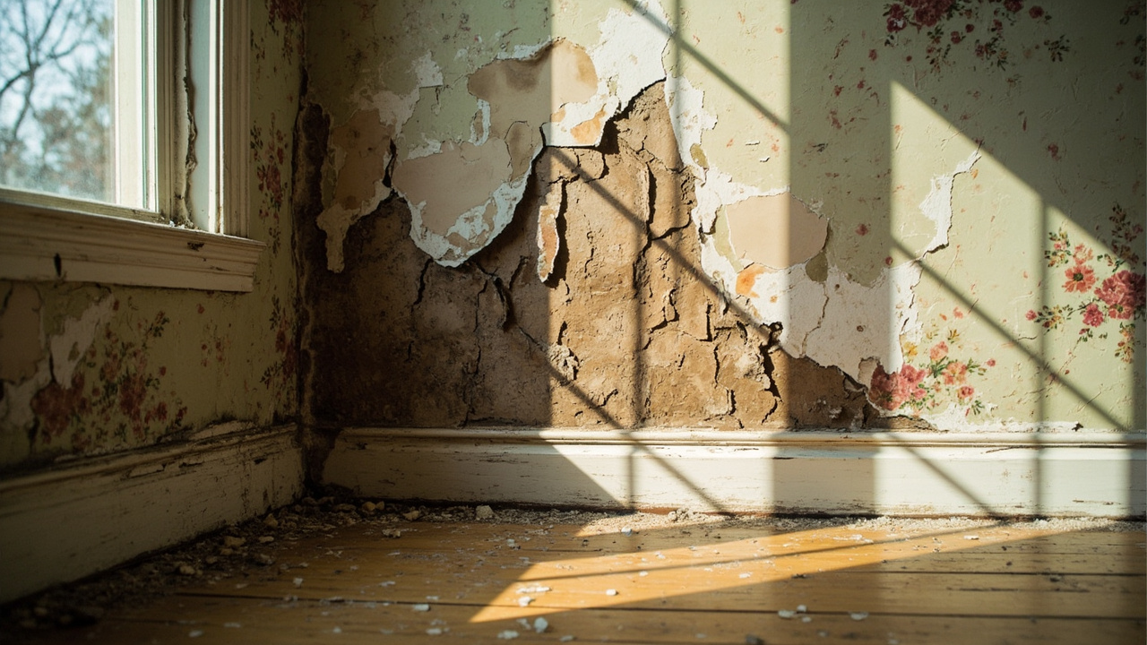 What Your Bubbling Paint and Lifting Wallpaper Are Really Telling You