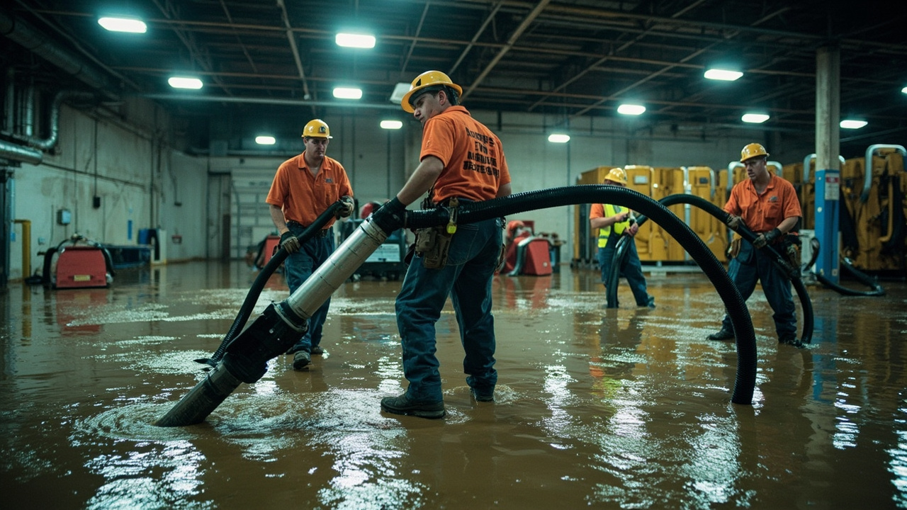 How Industrial Flood Recovery Differs from Standard Water Extraction