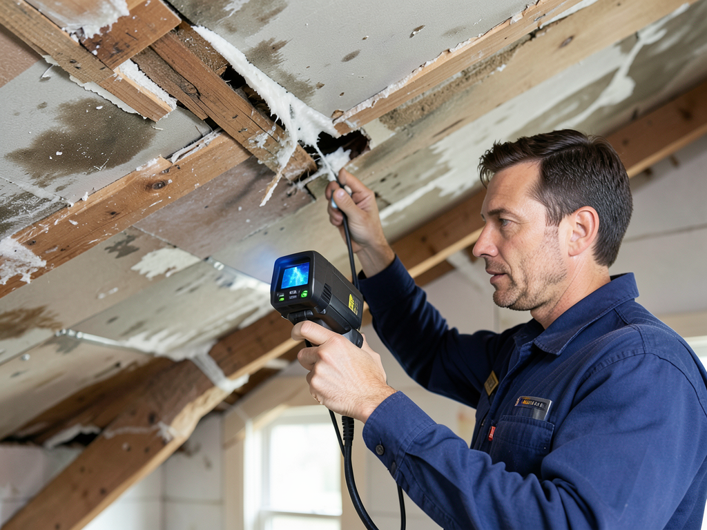 Dealing with attic water damage from ice dams in b