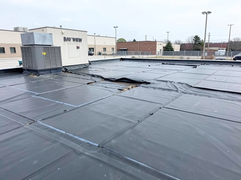 Finding and fixing flat roof leaks in bay view com