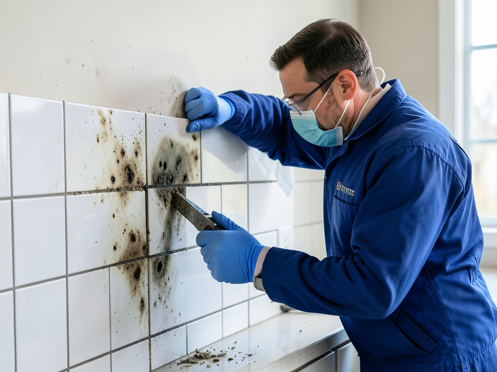 Hidden mold behind the kitchen backsplash in your renovated Bay View bungalow