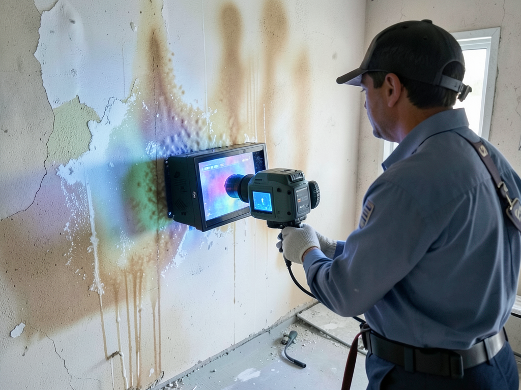 Signs of hidden water damage behind the walls of older Glendale houses